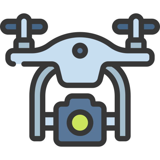 drone caméra Juicy Fish Soft-fill Icône