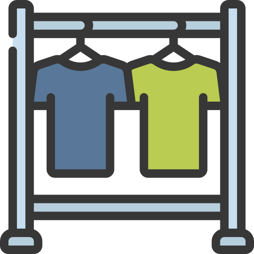 Clothing rack Juicy Fish Soft-fill icon