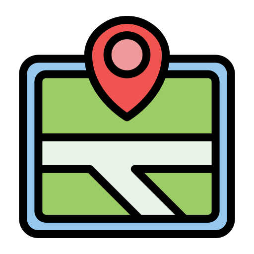 Street map Generic Outline Color icon