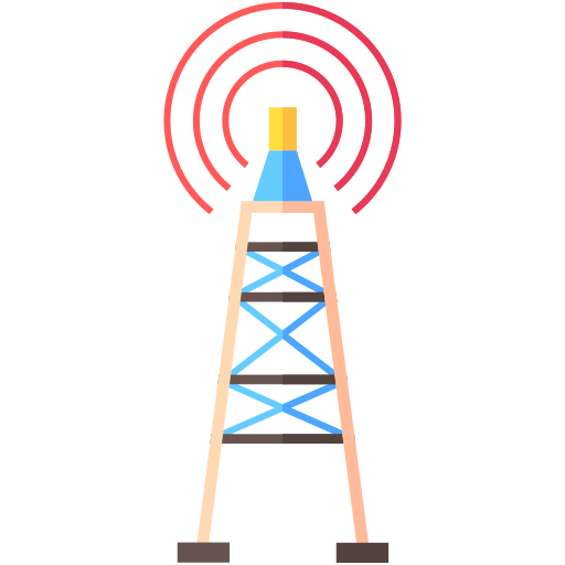 Башня связи Generic Flat иконка
