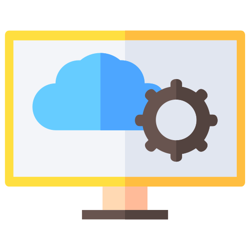 configuración de la nube Generic Flat icono