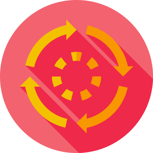 konsystencja Flat Circular Flat ikona