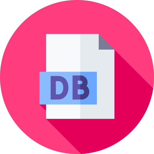 db Flat Circular Flat icon