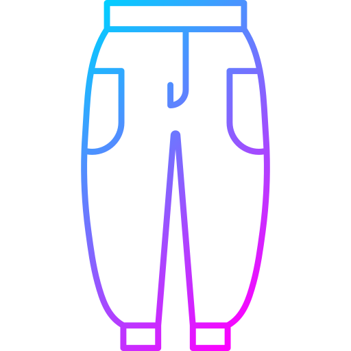 pantaloni da jogging Generic Gradient icona