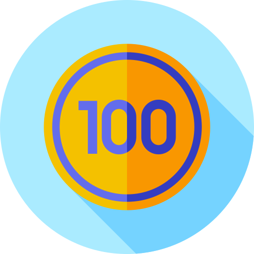100 Flat Circular Flat icoon