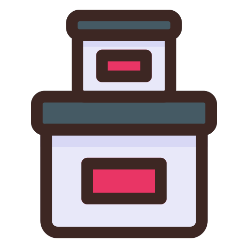 Storage box Generic Outline Color icon