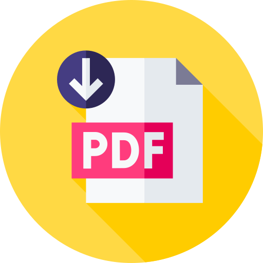 Download pdf Flat Circular Flat icon