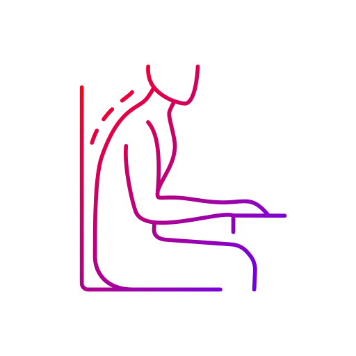 Posture Generic Gradient icon
