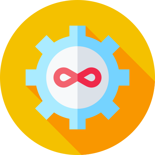 Devops Flat Circular Flat icon