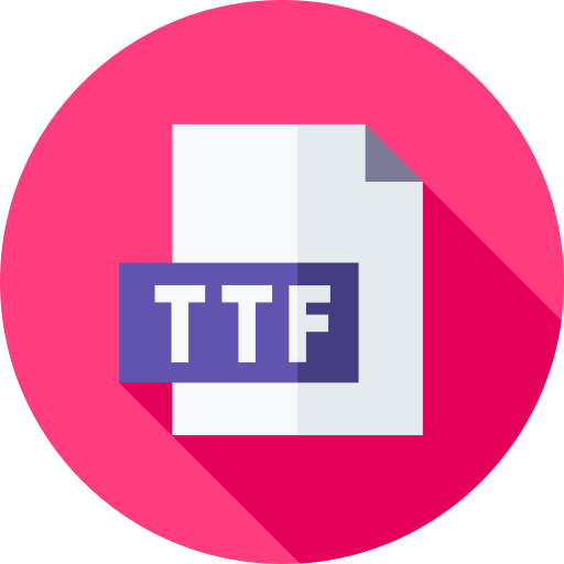ttf Flat Circular Flat icon