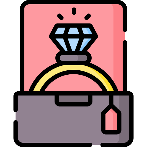Diamond ring Special Lineal color icon