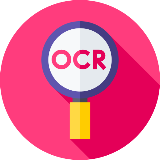Ocr Flat Circular Flat icon