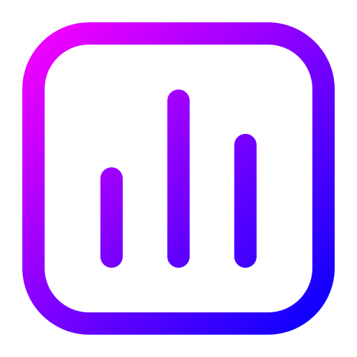 statistiques Generic Gradient Icône