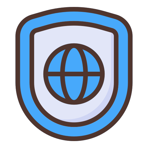 insignia de escudo Generic Outline Color icono