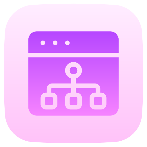 diagrama de flujo Generic Square icono