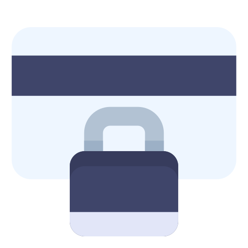 Locked card Generic Flat icon