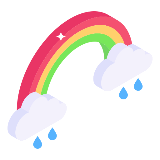 arcoíris Generic Isometric icono