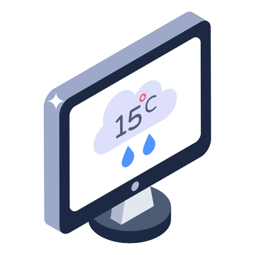 天気予報 Generic Isometric icon