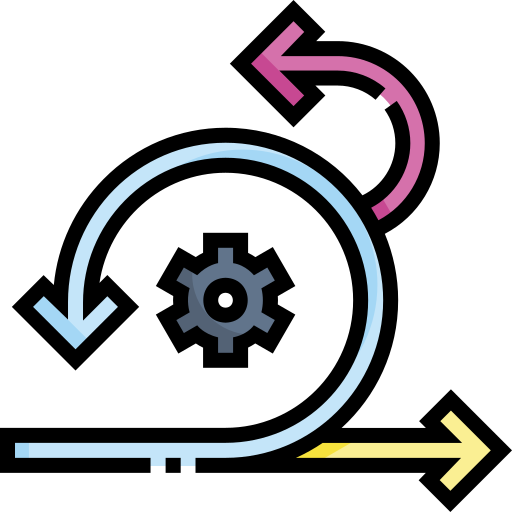 Scrum Detailed Straight Lineal color icon