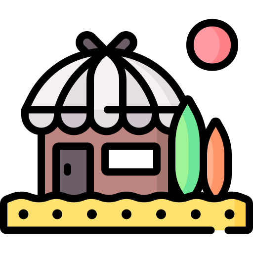 cabaña Special Lineal color icono