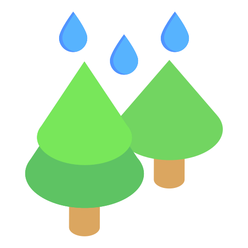 열대우림 Generic Isometric icon