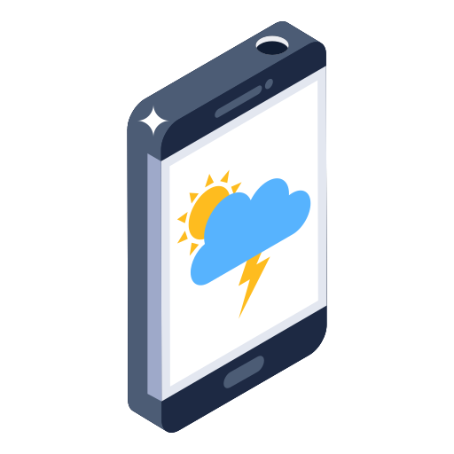 Weather app Generic Isometric icon