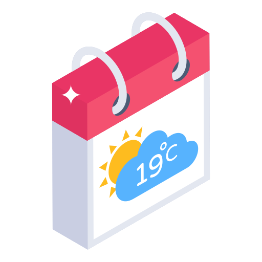 Calendar Generic Isometric icon