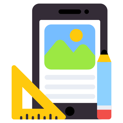 app-ontwerp Generic Flat icoon
