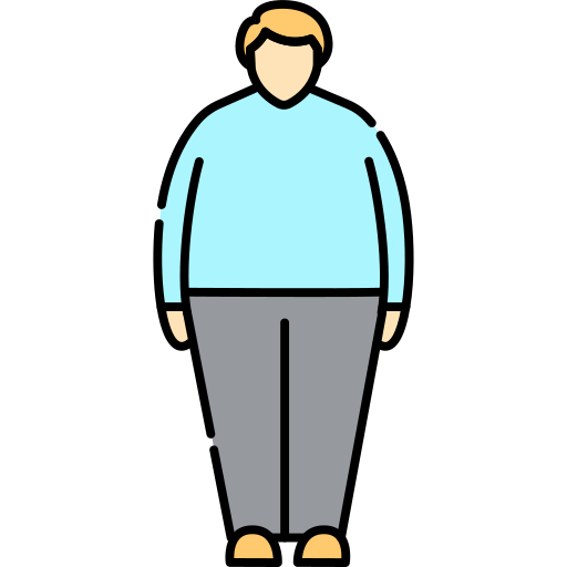 obesità Generic Outline Color icona