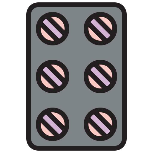캡슐 Generic Outline Color icon