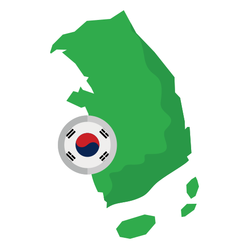 South korea Generic Flat icon
