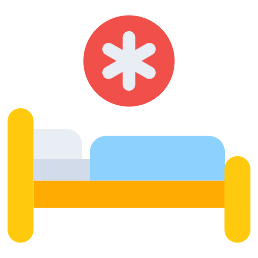 Medical bed Generic Flat icon