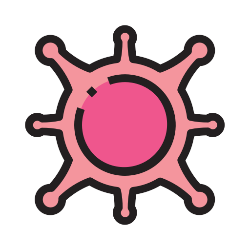 ウイルス Generic Outline Color icon