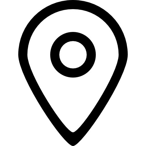 marcador de posición de mapa grande esbozado símbolo de interfaz Catalin Fertu Lineal icono