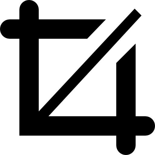 simbolo dell'interfaccia di progettazione del ritaglio di linee rette Catalin Fertu Filled icona
