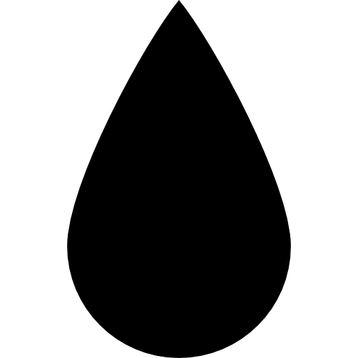 forma di goccia di inchiostro nero Catalin Fertu Filled icona