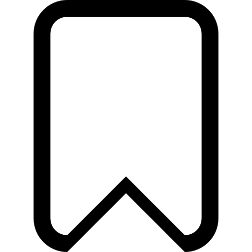 symbole d'interface décrit par signet Catalin Fertu Lineal Icône