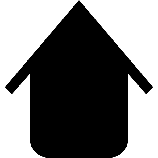 símbolo de flecha ascendente sólida Catalin Fertu Filled icono