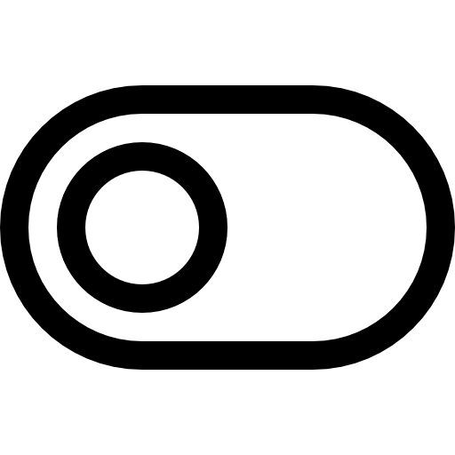 przełącznik zarysowany symbol Catalin Fertu Lineal ikona