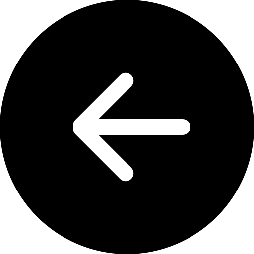円形ボタンの黒いシンボルの左矢印 Catalin Fertu Filled icon