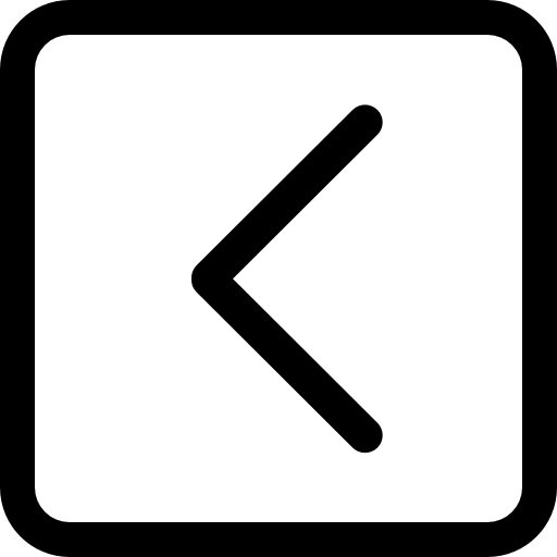 botón delineado cuadrado de flecha izquierda Catalin Fertu Lineal icono
