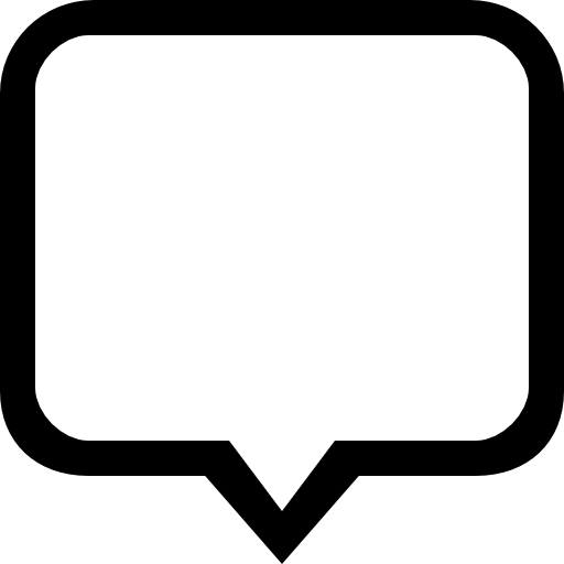 Прямоугольный изложил символ речи пузырь Catalin Fertu Lineal иконка
