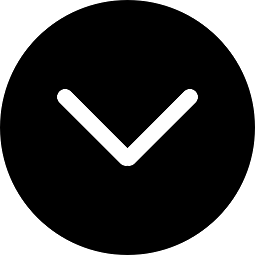 下矢印の黒い円形ボタン Catalin Fertu Filled icon