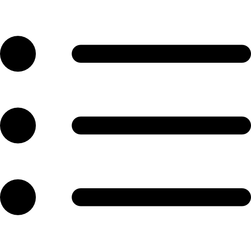 Символ интерфейса списка Catalin Fertu Lineal иконка