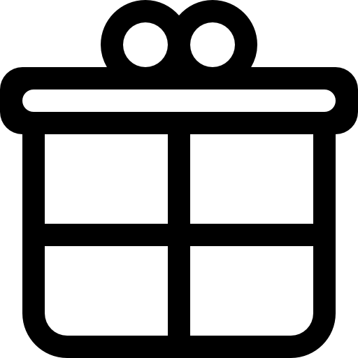 esquema de caja de regalo Catalin Fertu Lineal icono