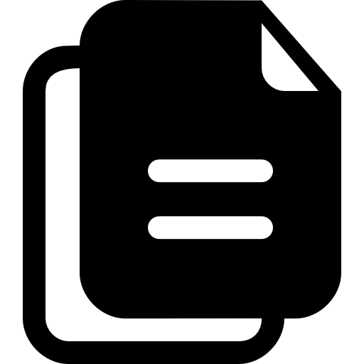 símbolo de interface de cópia de arquivos Catalin Fertu Filled Ícone