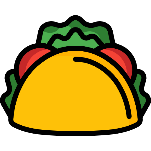 Taco Basic Mixture Lineal color icon