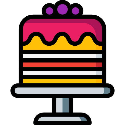 ケーキ Basic Mixture Lineal color icon