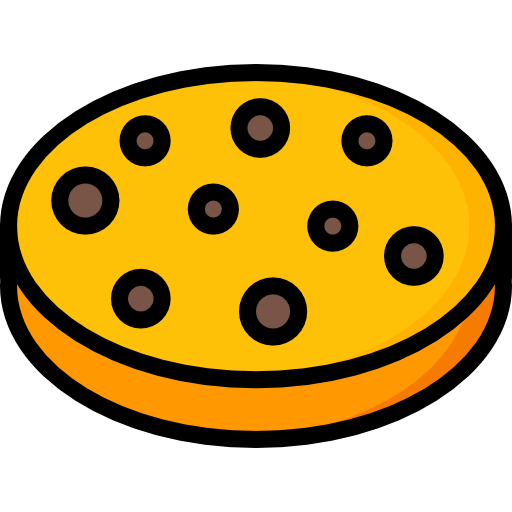 Cookie Basic Mixture Lineal color icon