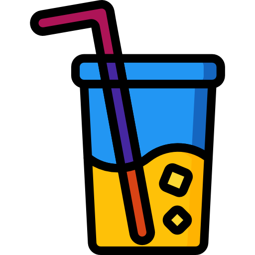 청량 음료 Basic Mixture Lineal color icon